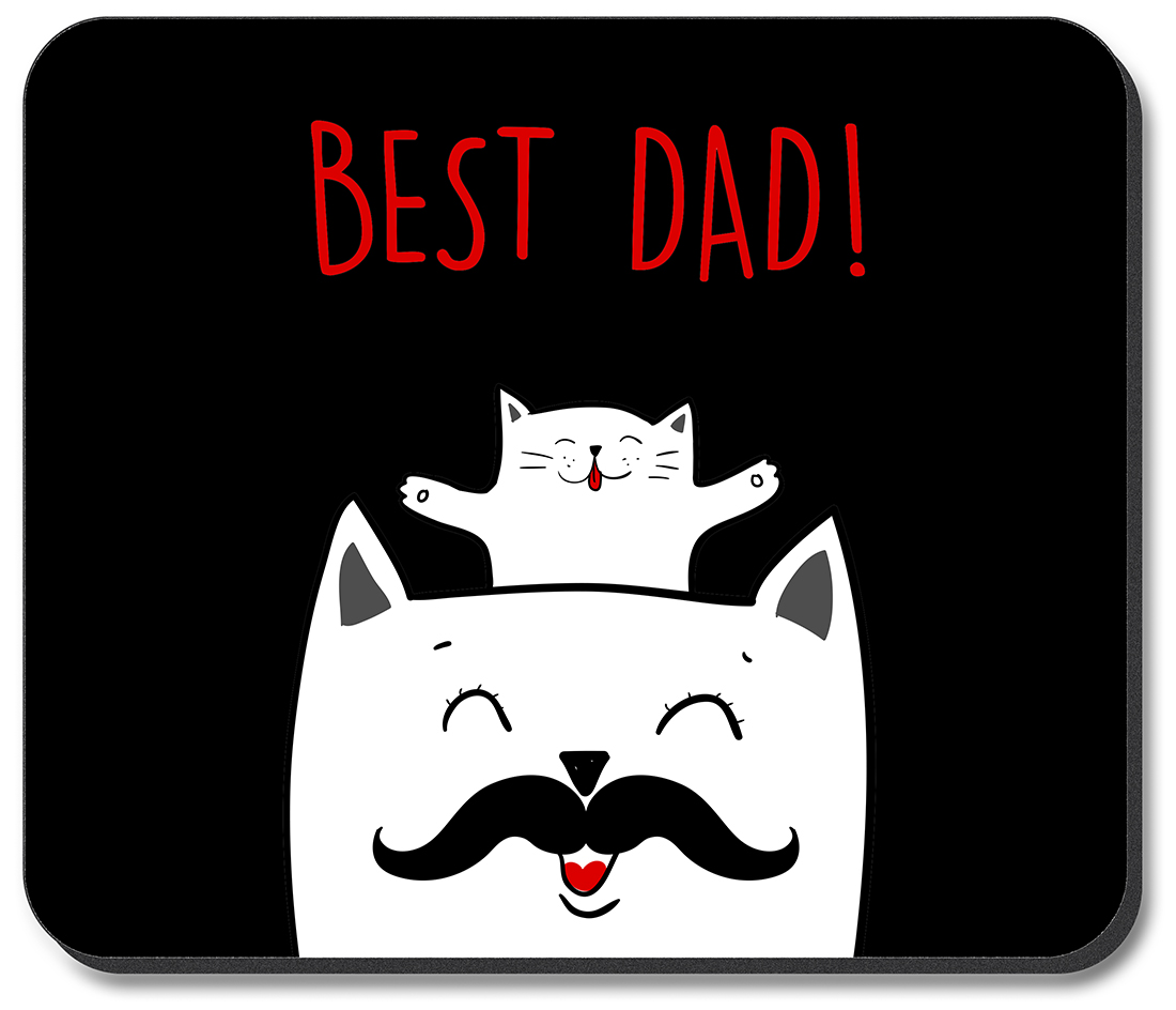 Best Dad - Cat and Kitten - #2873