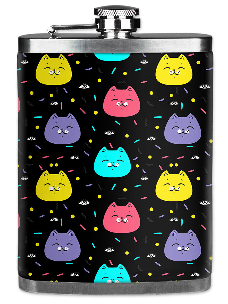 Colorful Cat Faces - #2875