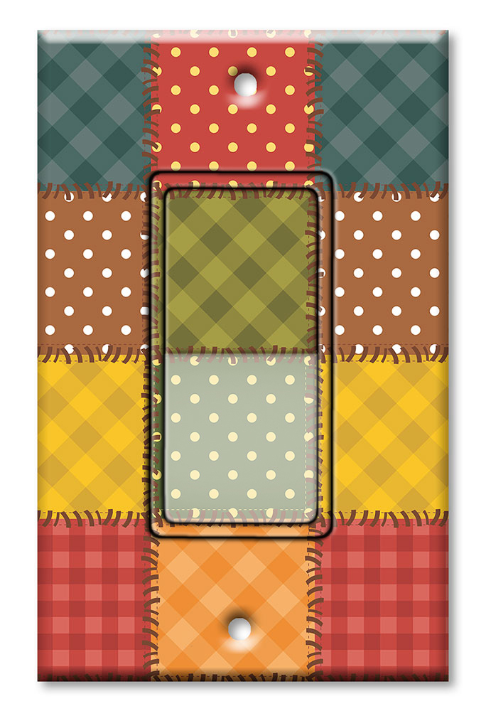Colorful Fabric Squares - #2892