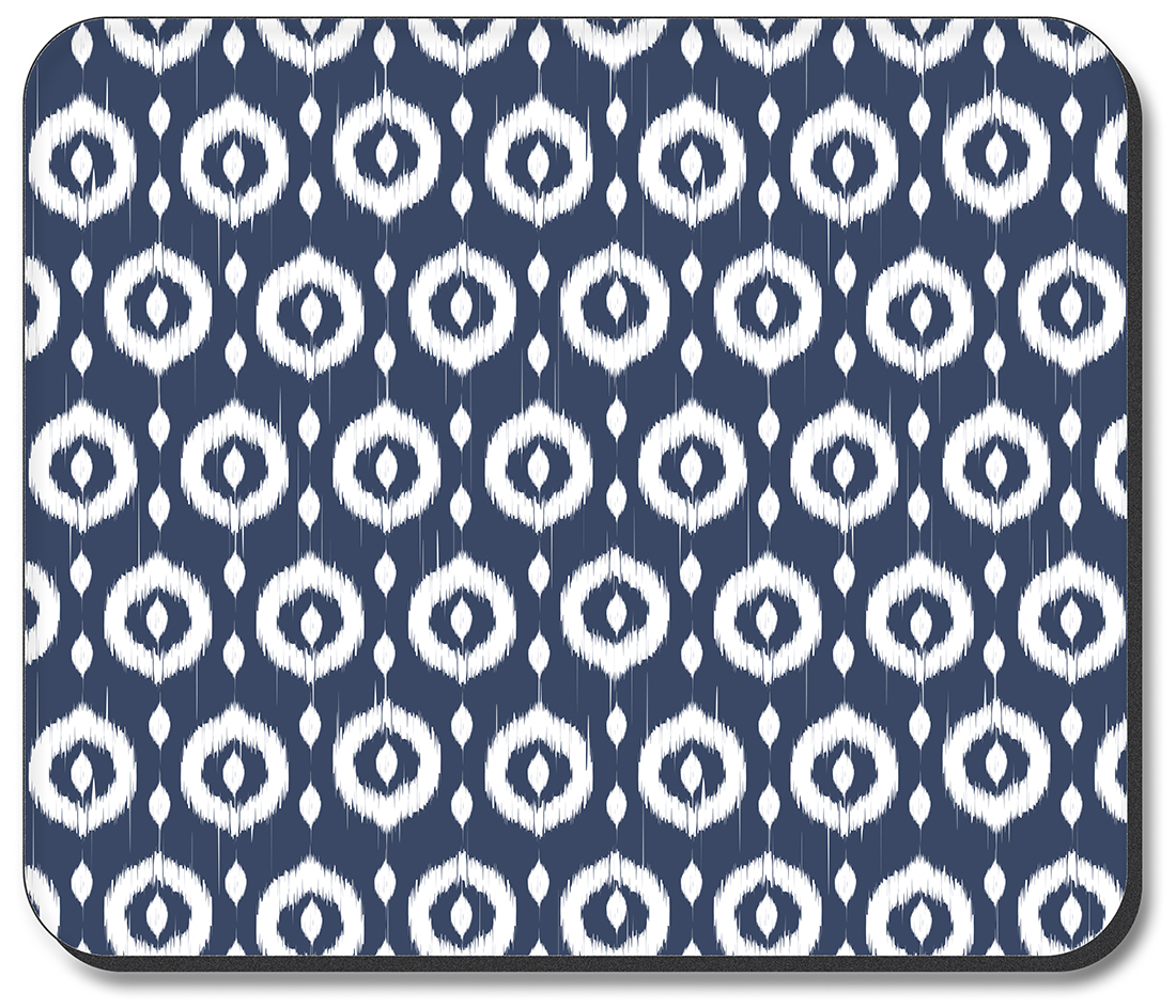 Blue and White Circles - #2896