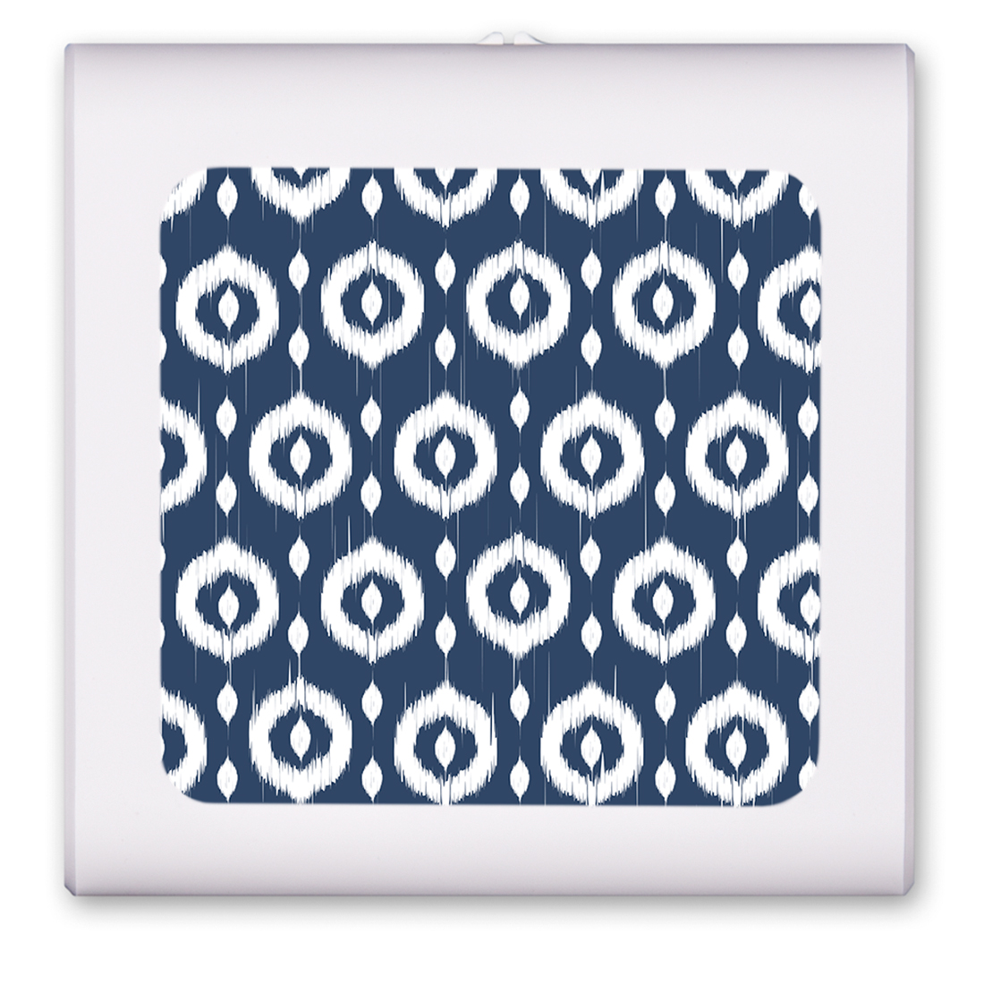 Blue and White Circles - #2896