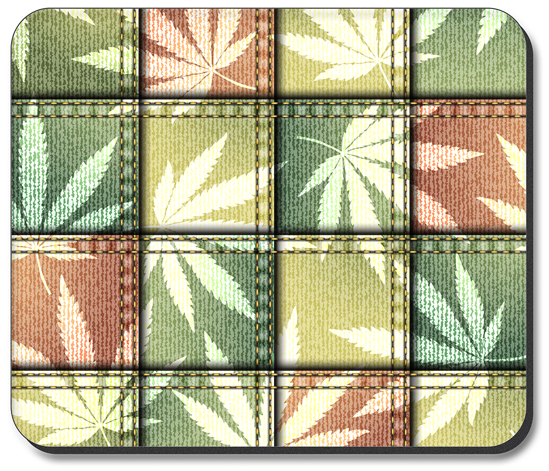 Maple Leaf Fabric Squares - #2898