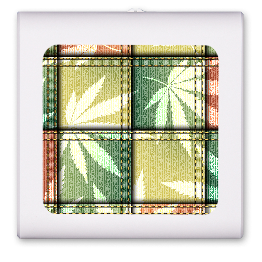 Maple Leaf Fabric Squares - #2898