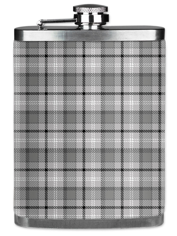 Gray & White Flannel Design - #2903