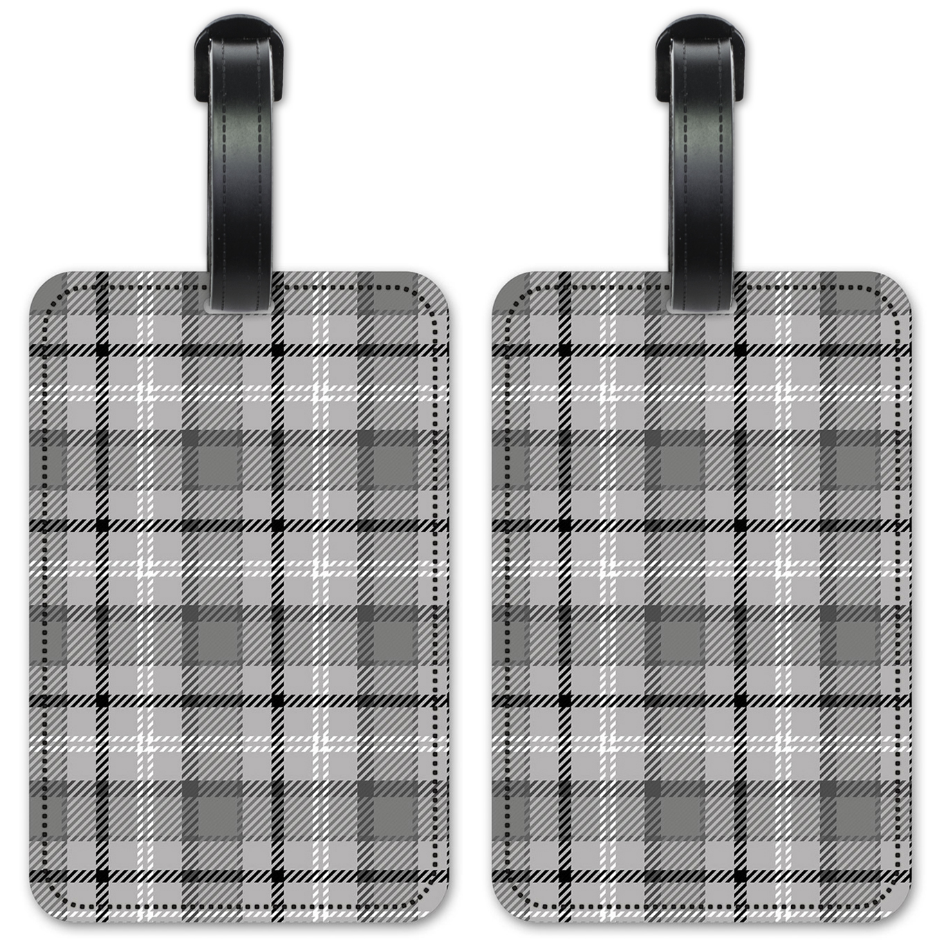 Gray & White Flannel Design - #2903