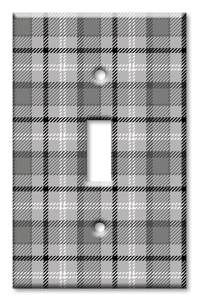 Gray and White Flannel Design - #2903