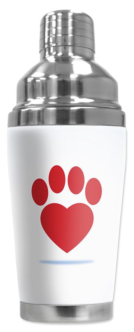 Red Dog Paw Heart - #2918
