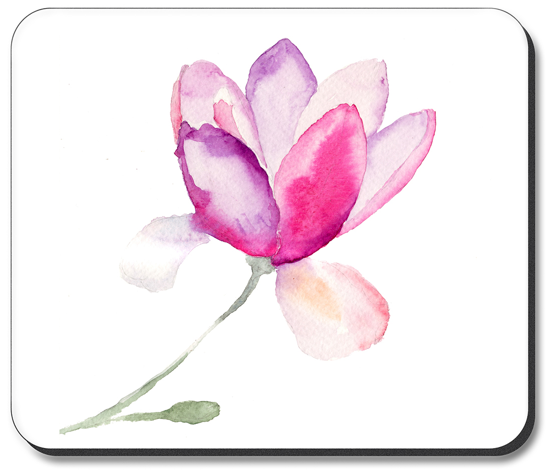 Pink Watercolor Flower - #2922