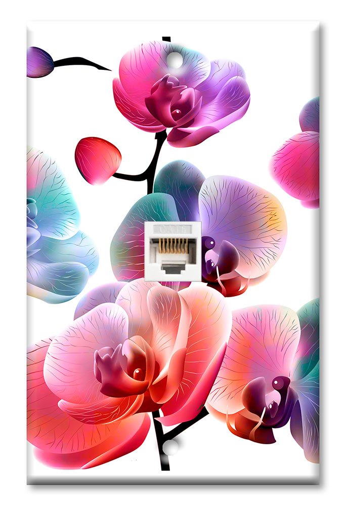 Colorful Graphic Floral Art - #2939