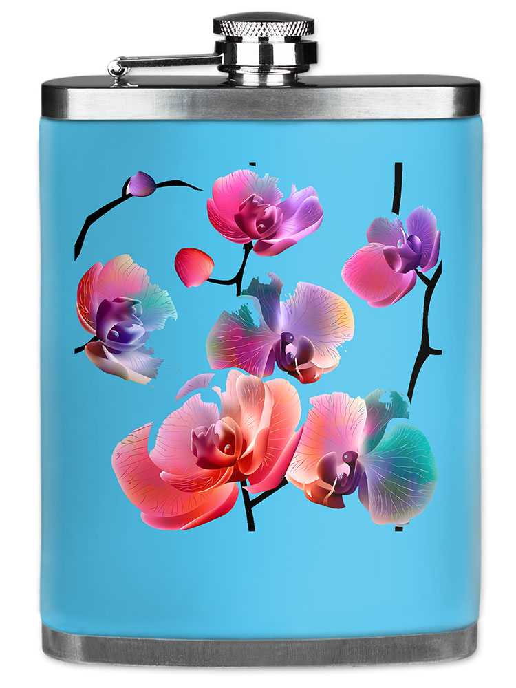 Colorful Graphic Floral Art - #2939