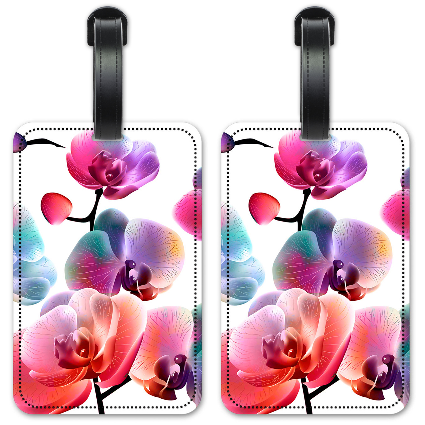 Colorful Graphic Floral Art - #2939