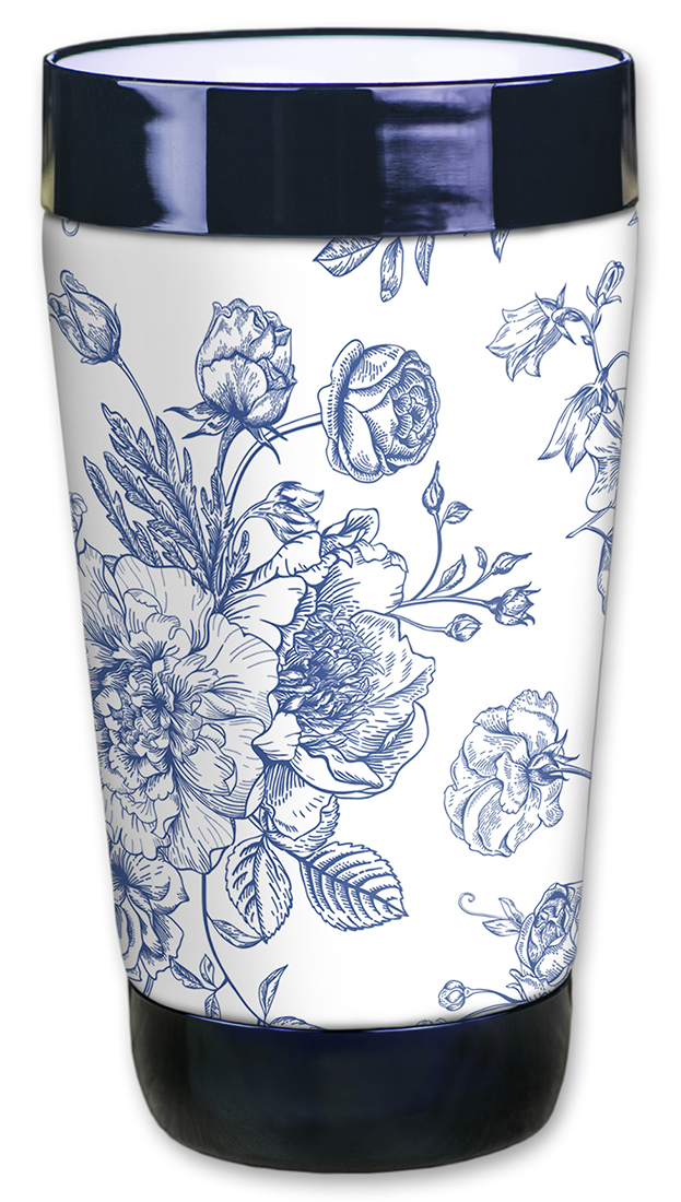 Blue Flower Line Art - #2942