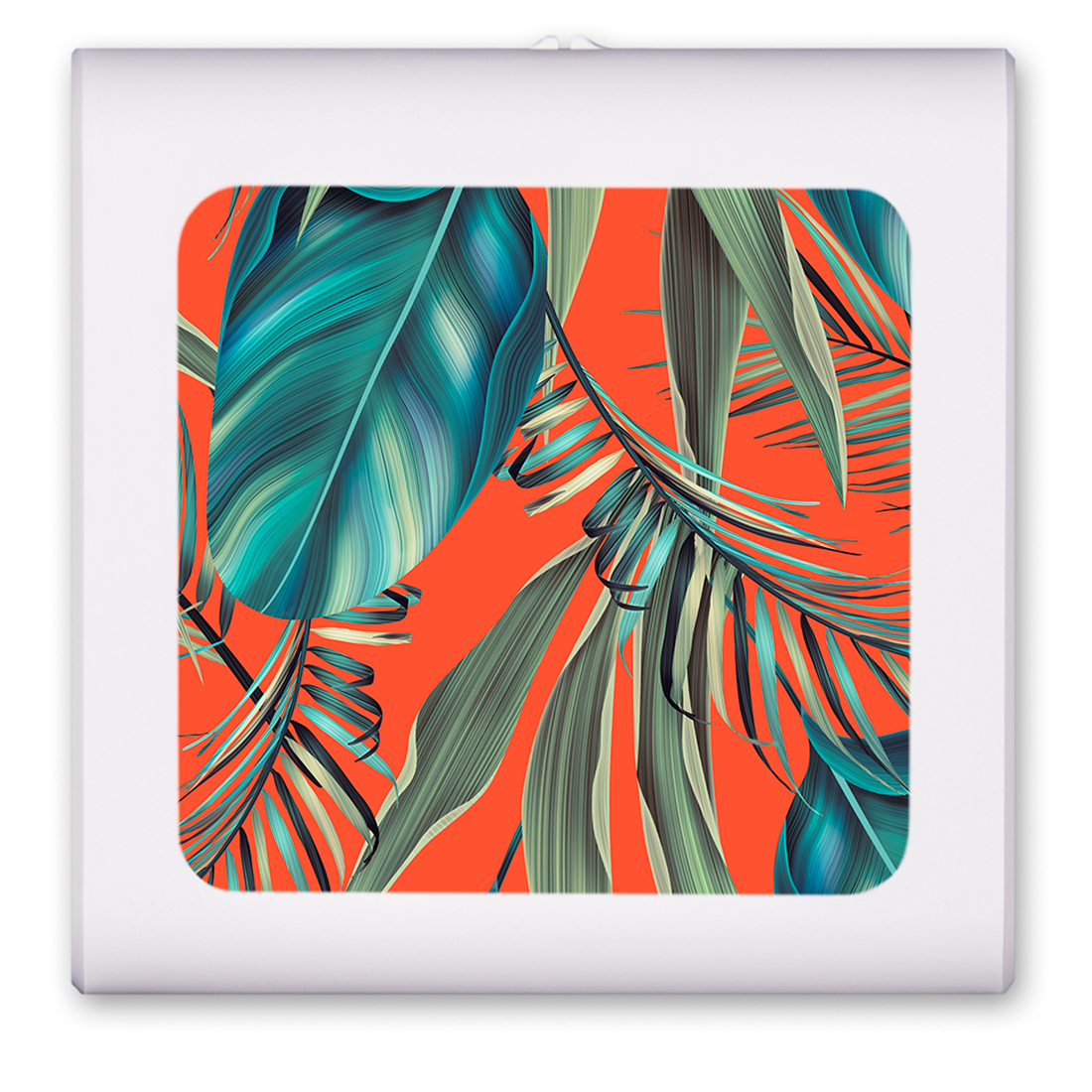 Palm Fronds with Orange Background - #2945