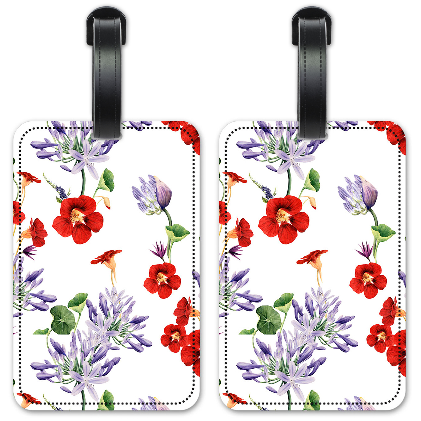 Red & Purple Flowers - #2947