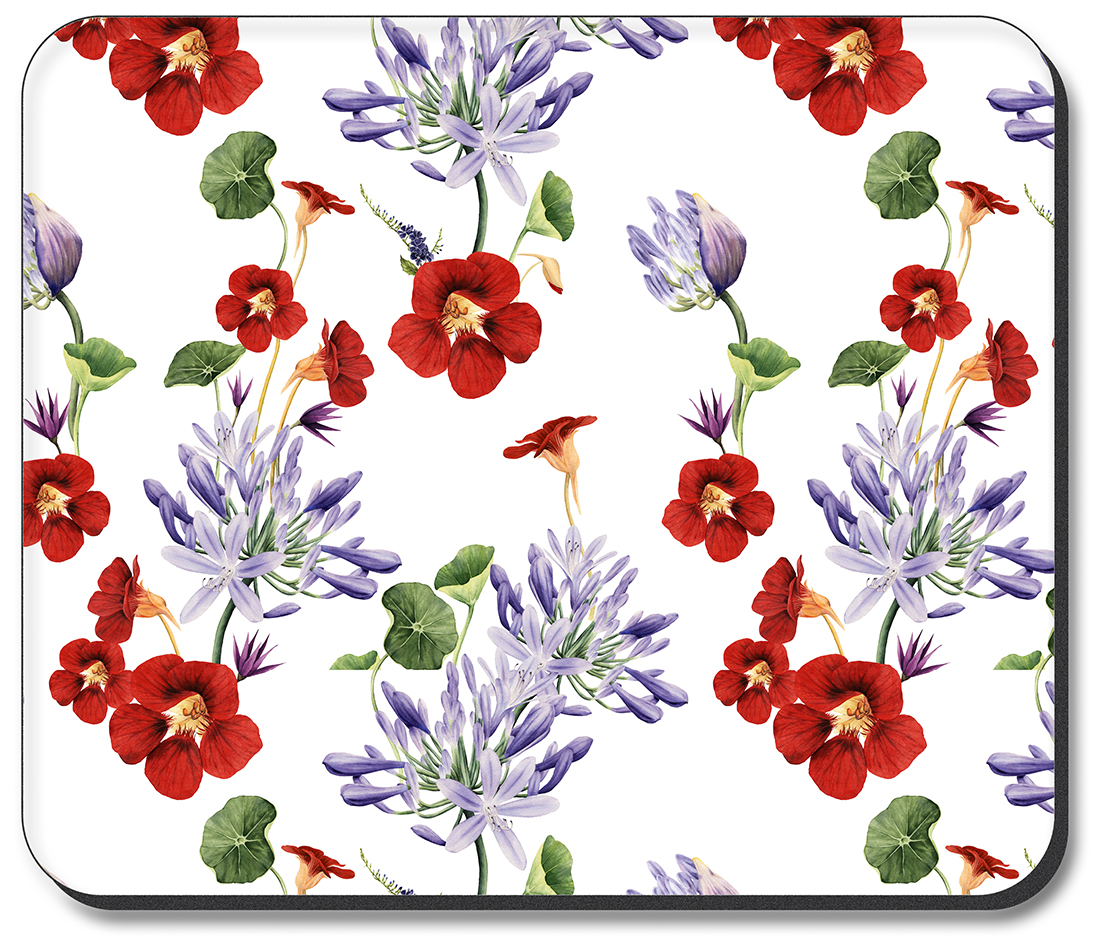 Red and Purple Flowers - #2947