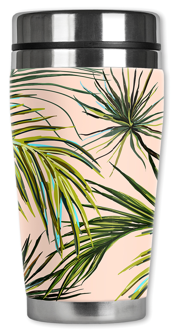 Palm Fronds with Tan Background - #2948