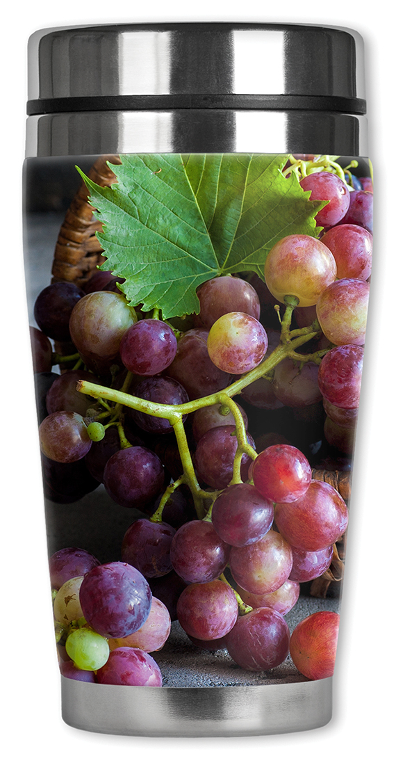 Purple Grapes in a Basket - #2973