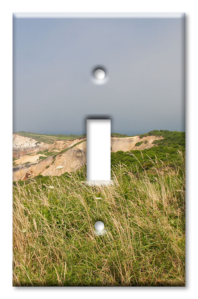 Art Plates - Decorative OVERSIZED Switch Plates & Outlet Covers - Lighthouse Near a Cliff
