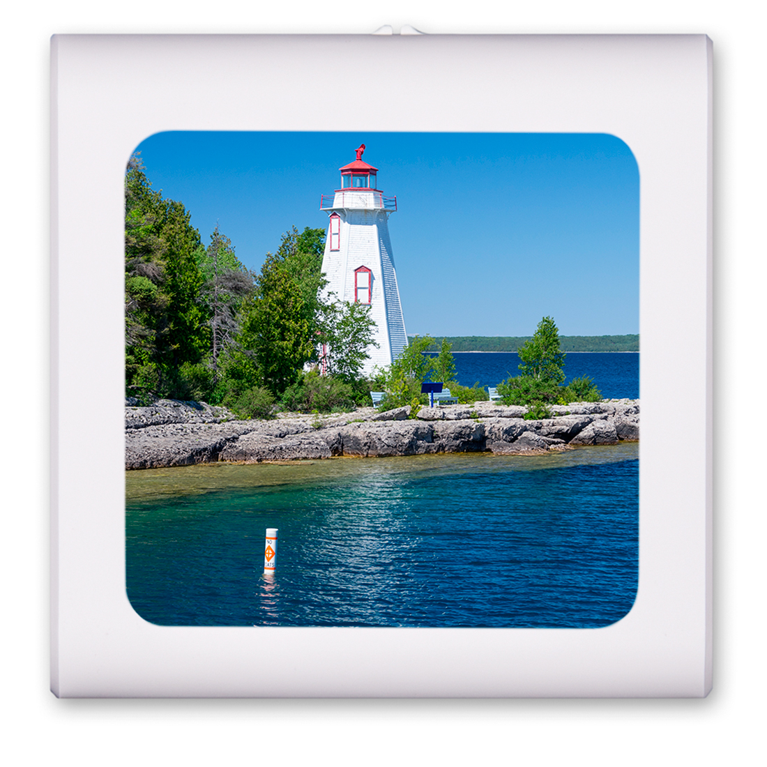 Red and White Lighthouse - #2988