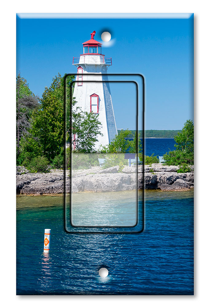 Red and White Lighthouse - #2988