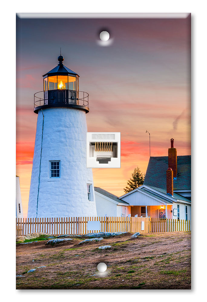 Lighthouse at Sunset - #2989