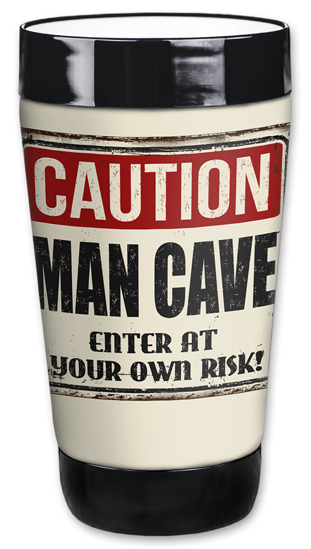 Caution Man Cave - #3006