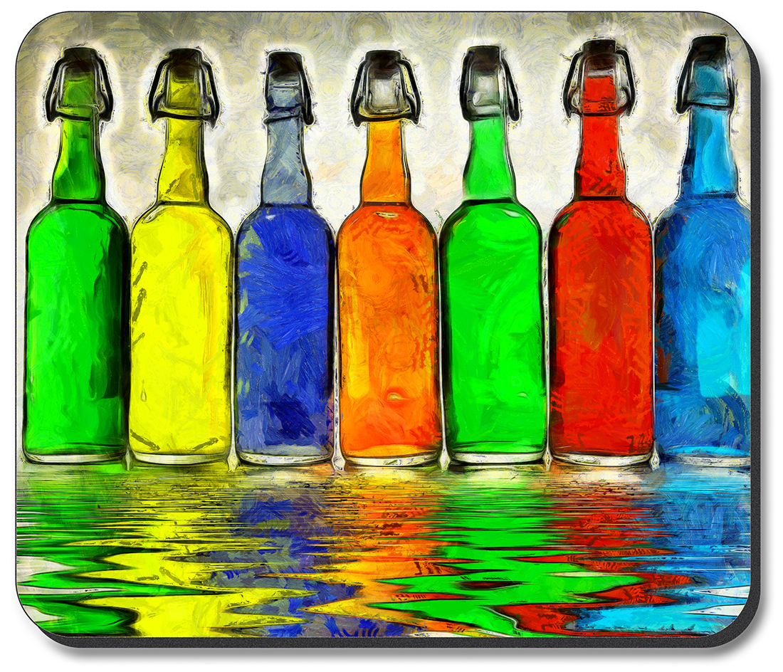 Colorful Bottles - #3025