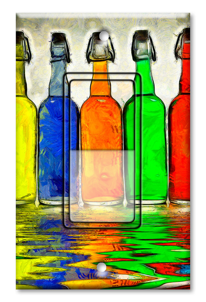 Colorful Bottles - #3025