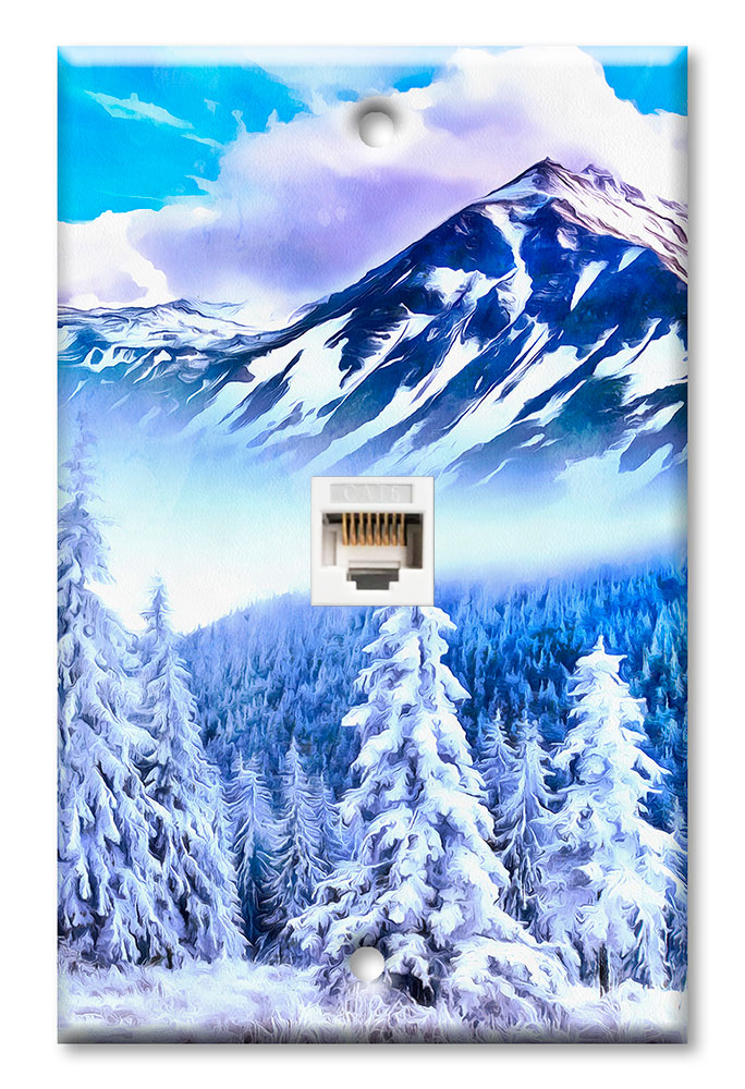 Snowy Mountain Side - #3027