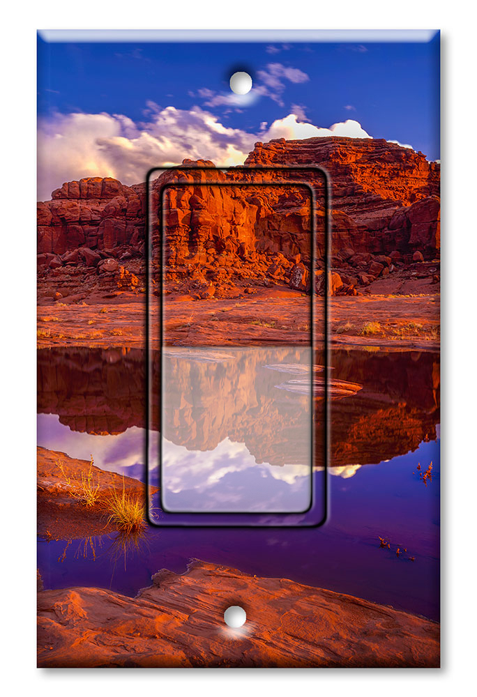 Desert Mountain Reflection - #3034