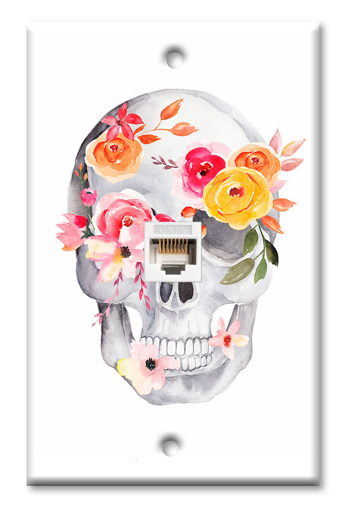 Floral Skull - #3059