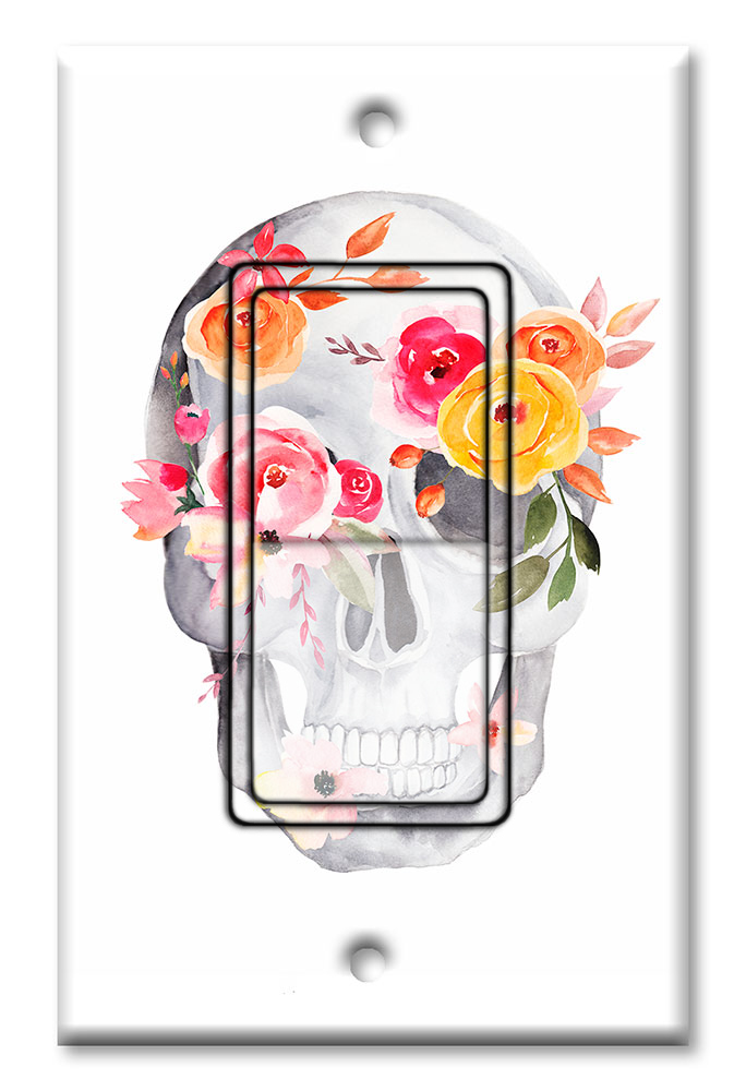 Floral Skull - #3059