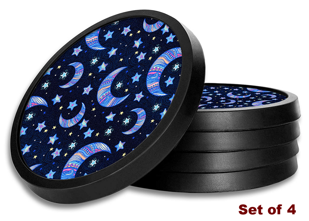 Colorful Crescent Moons - #3061