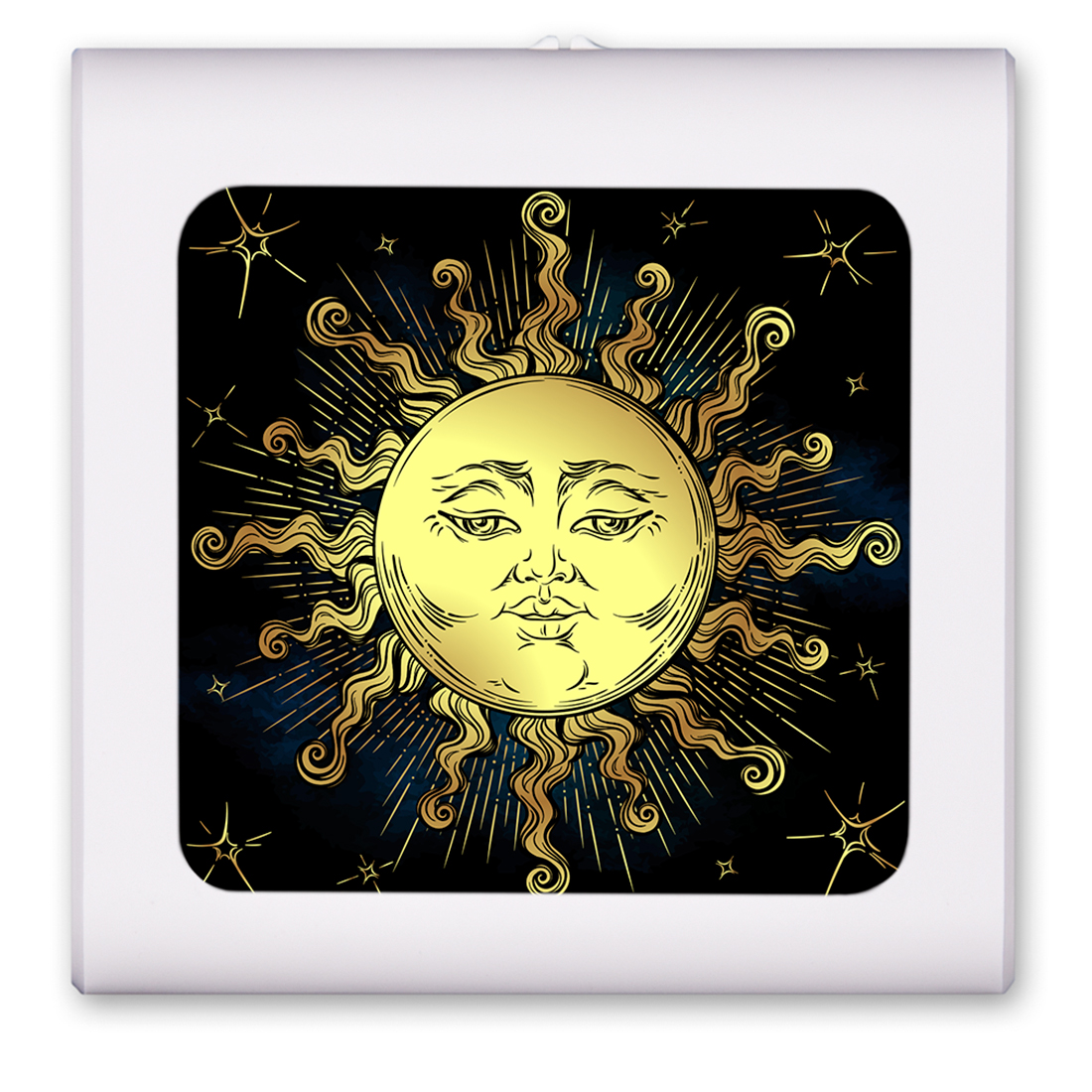 Golden Sun on Dark Background - #3073