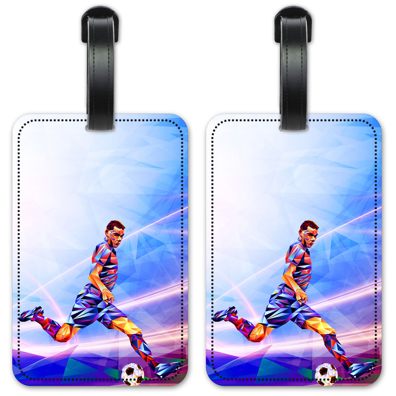 Colorful Soccer Player - #3076