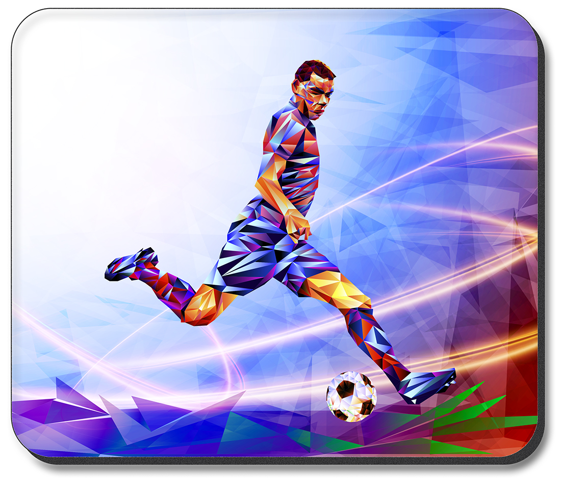 Colorful Soccer Player - #3076