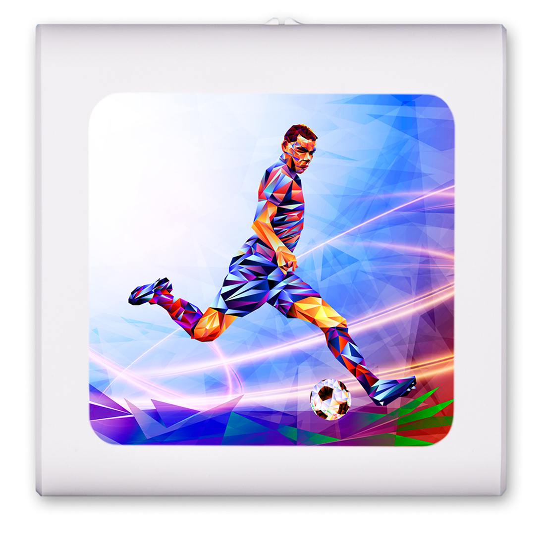 Colorful Soccer Player - #3076