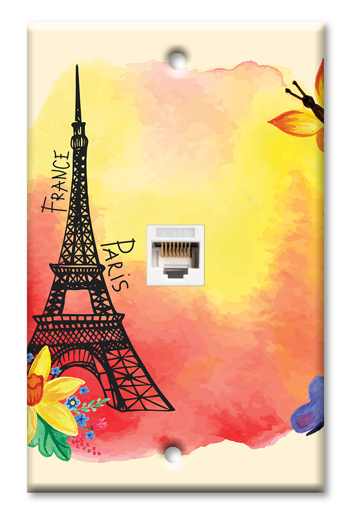 Eiffel Tower with Butterfly - #3081