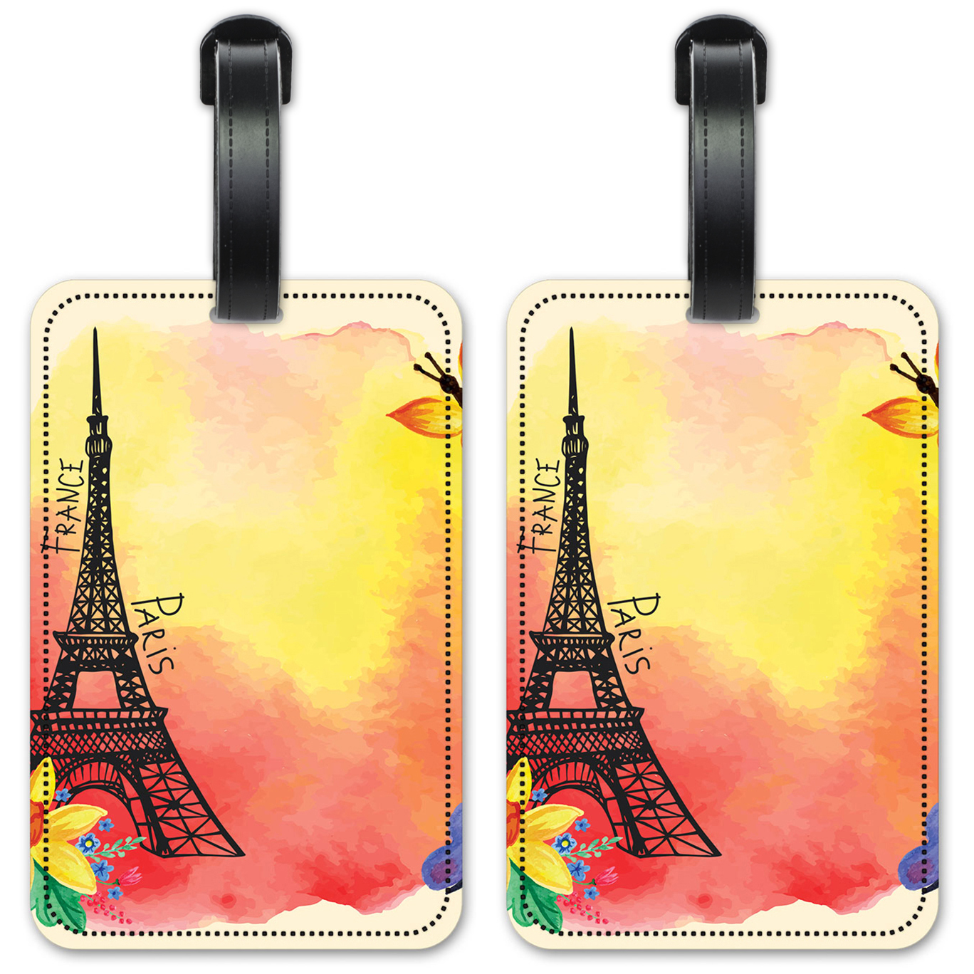 Eiffel Tower with Butterfly - #3081