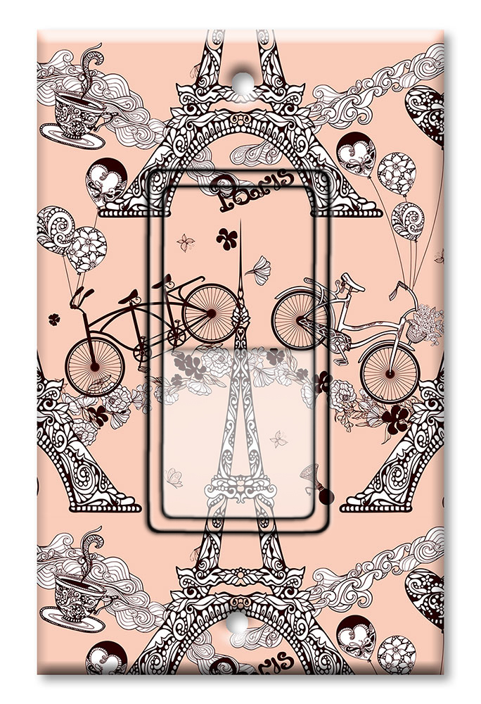 Eiffel Tower with Bicycles - #3086