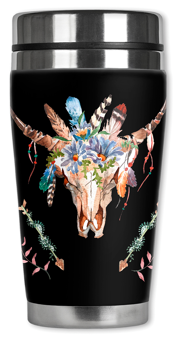 Bull & Flowers - #3095