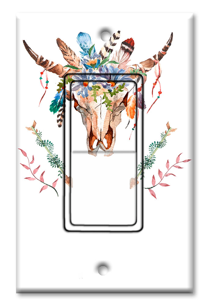 Bull and Flowers - #3095