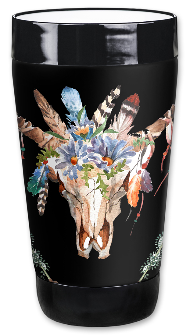 Bull & Flowers - #3095