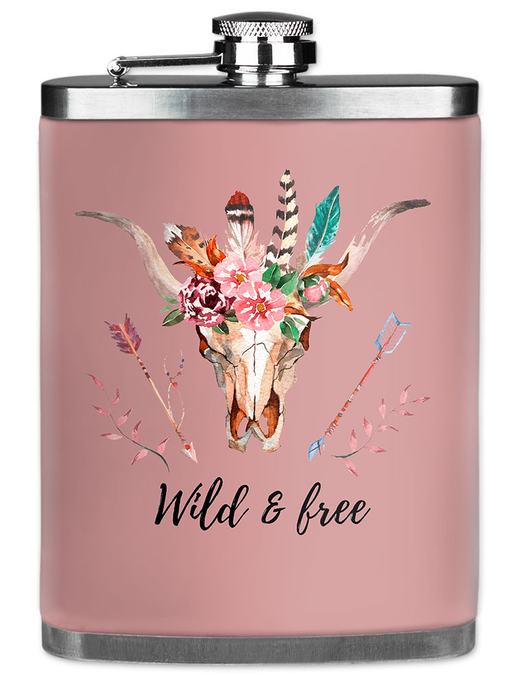 Wild & Free Skull - #3096