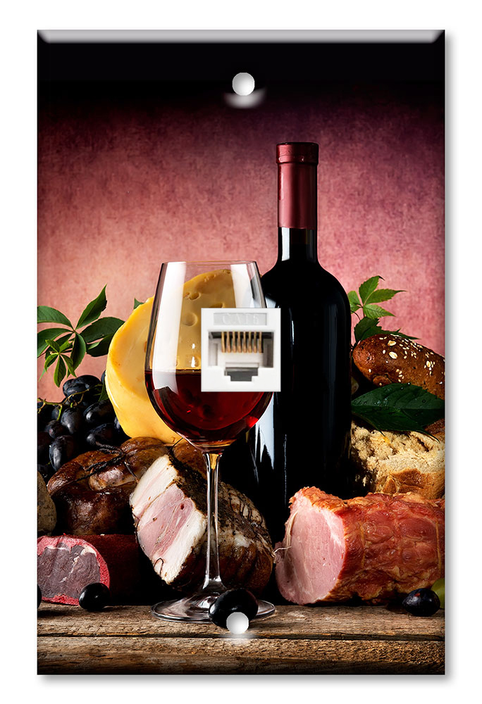 Red Wine with Meat and Cheese - #3112