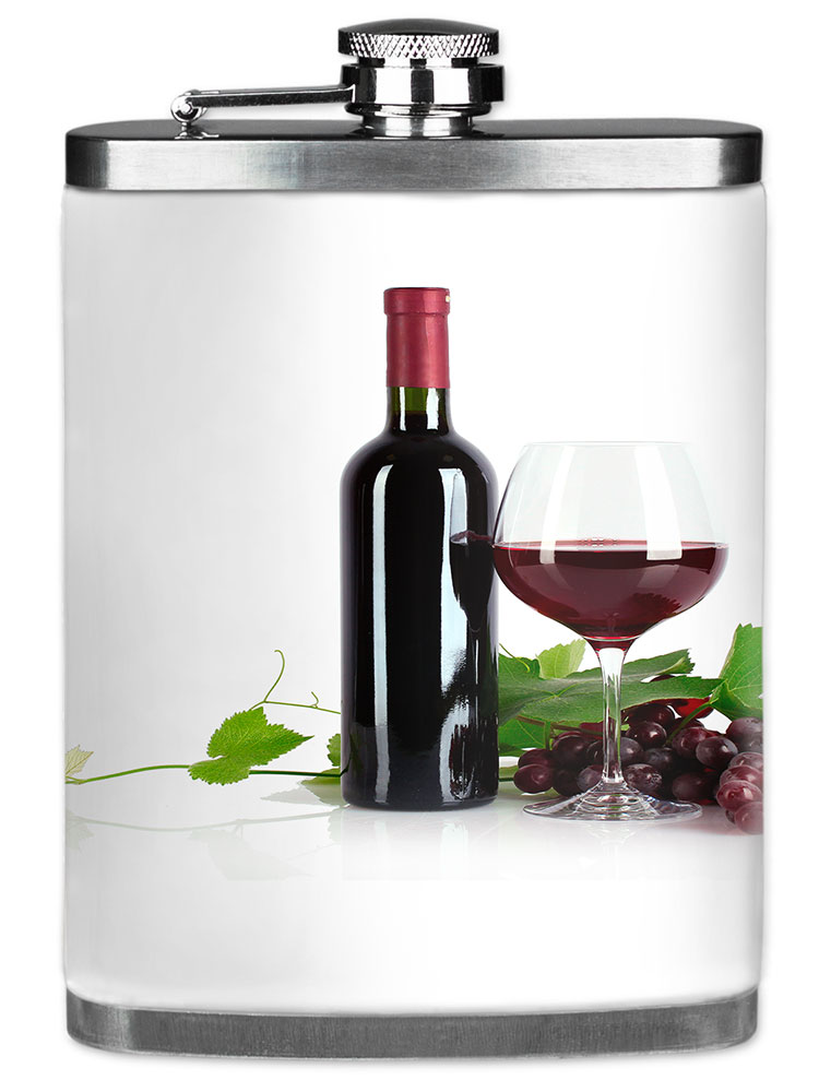 Red Wine with White Background - #3116