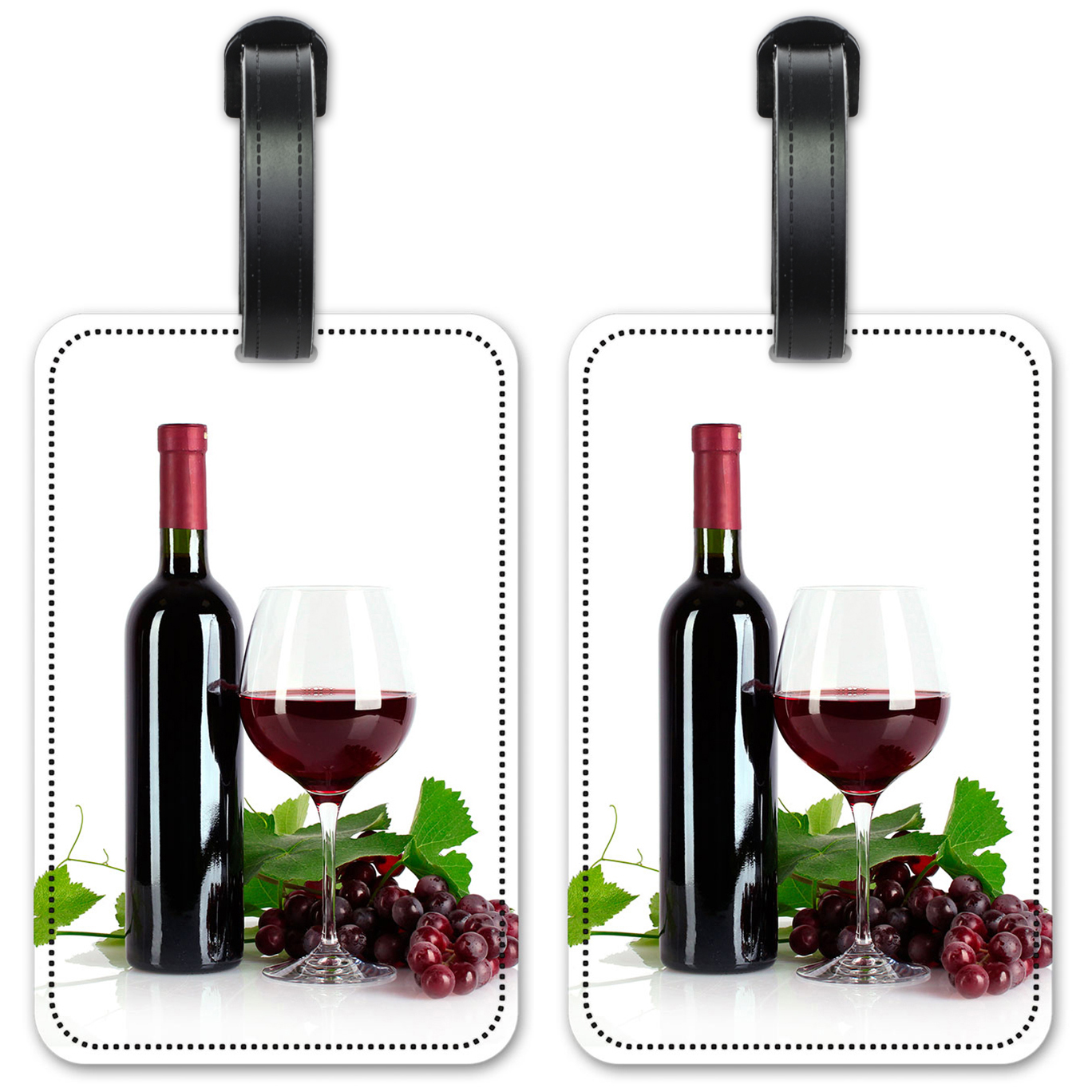 Red Wine with White Background - #3116