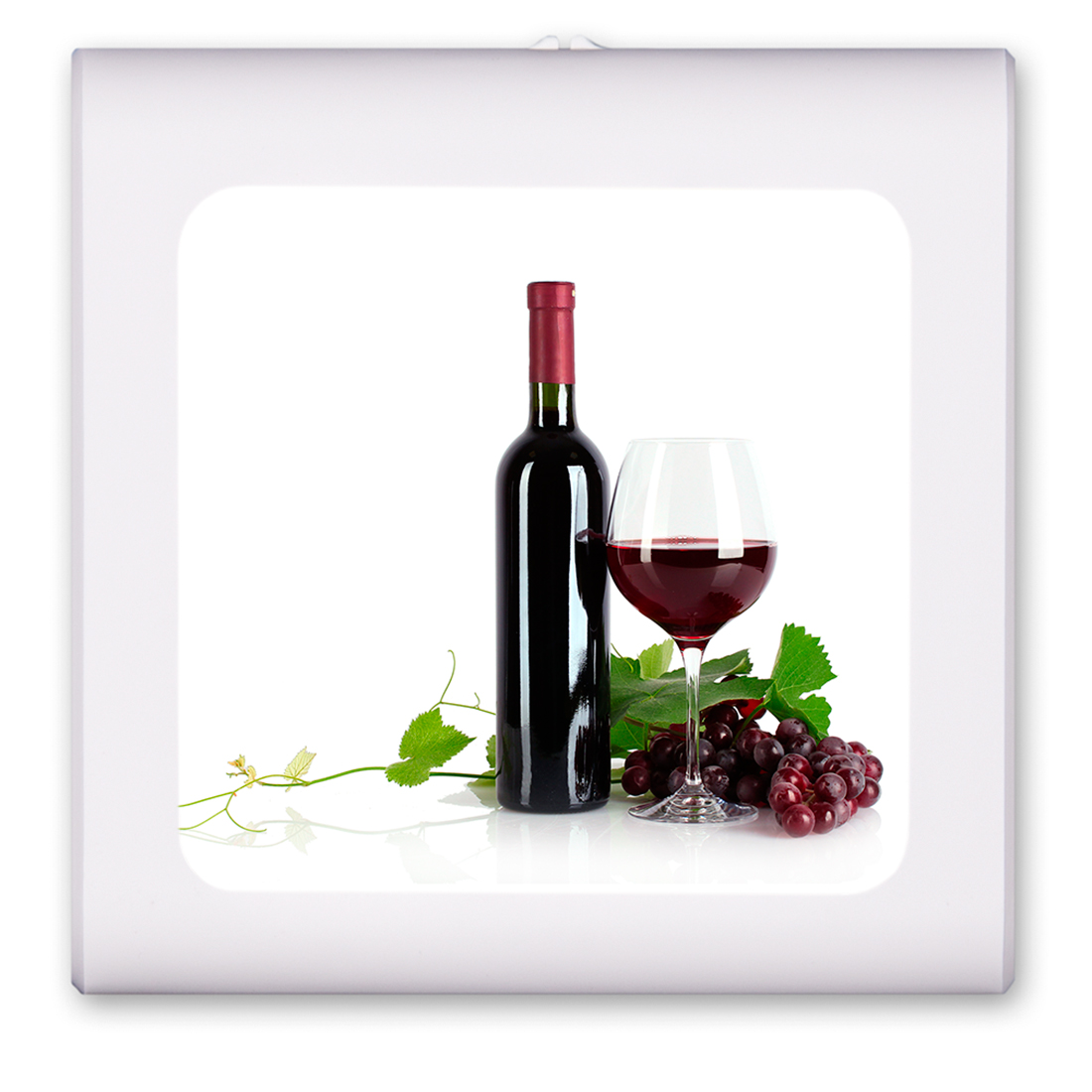 Red Wine with White Background - #3116