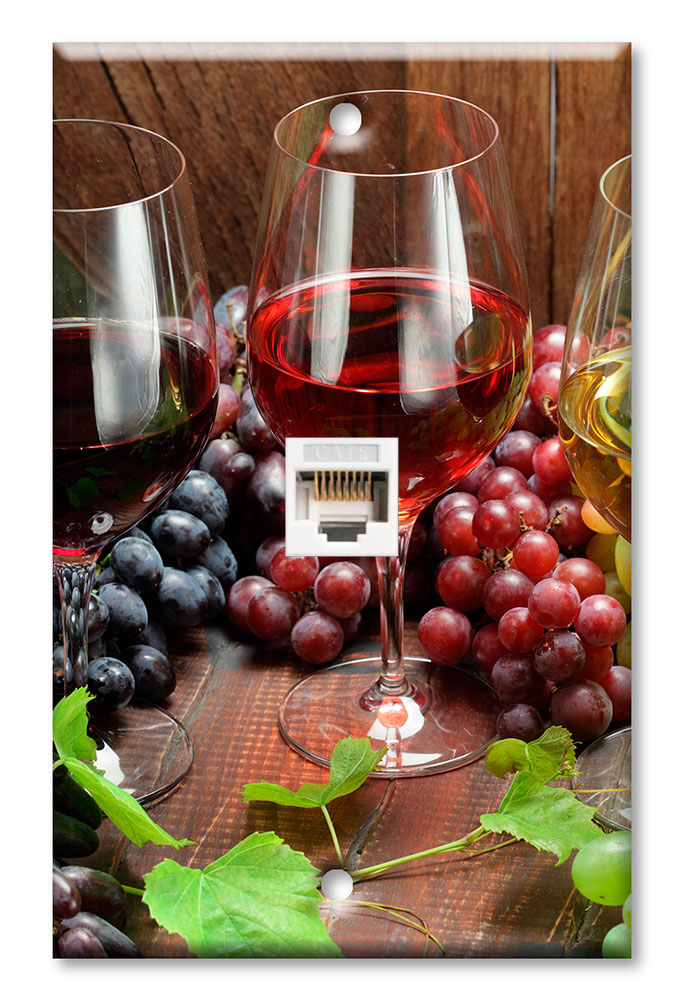 Wine with Grapes - #3120