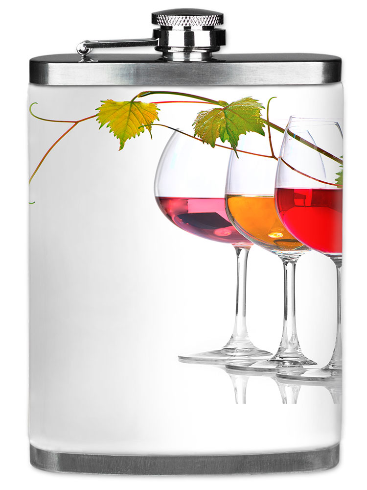 Wine Glasses on White Background - #3121